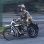 2. George Foggitt (Leeds Ring Road, Shadwell Lane). George is on his flat tank Raleigh which he bought "new" in 1957/8 at Watson Cairns. It had been in stock since the 1920s and never sold. I first met George when we were both competing in the Morecambe Rally in 1954, subsequently he joined West Leeds and we entered,with Bob Hollings , as a West Leeds team (without success) the following year.<br />